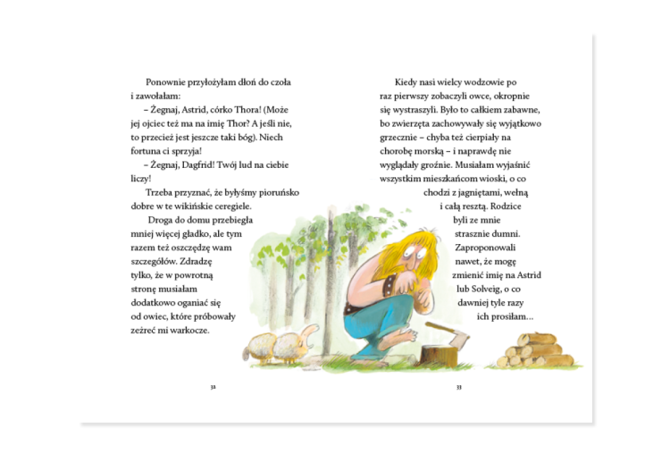 Dagfrid. Córka wikinga. Pełna humoru opowieść o sile, niezależności i dziewczęcej wolności. Dla początkujących czytelników.